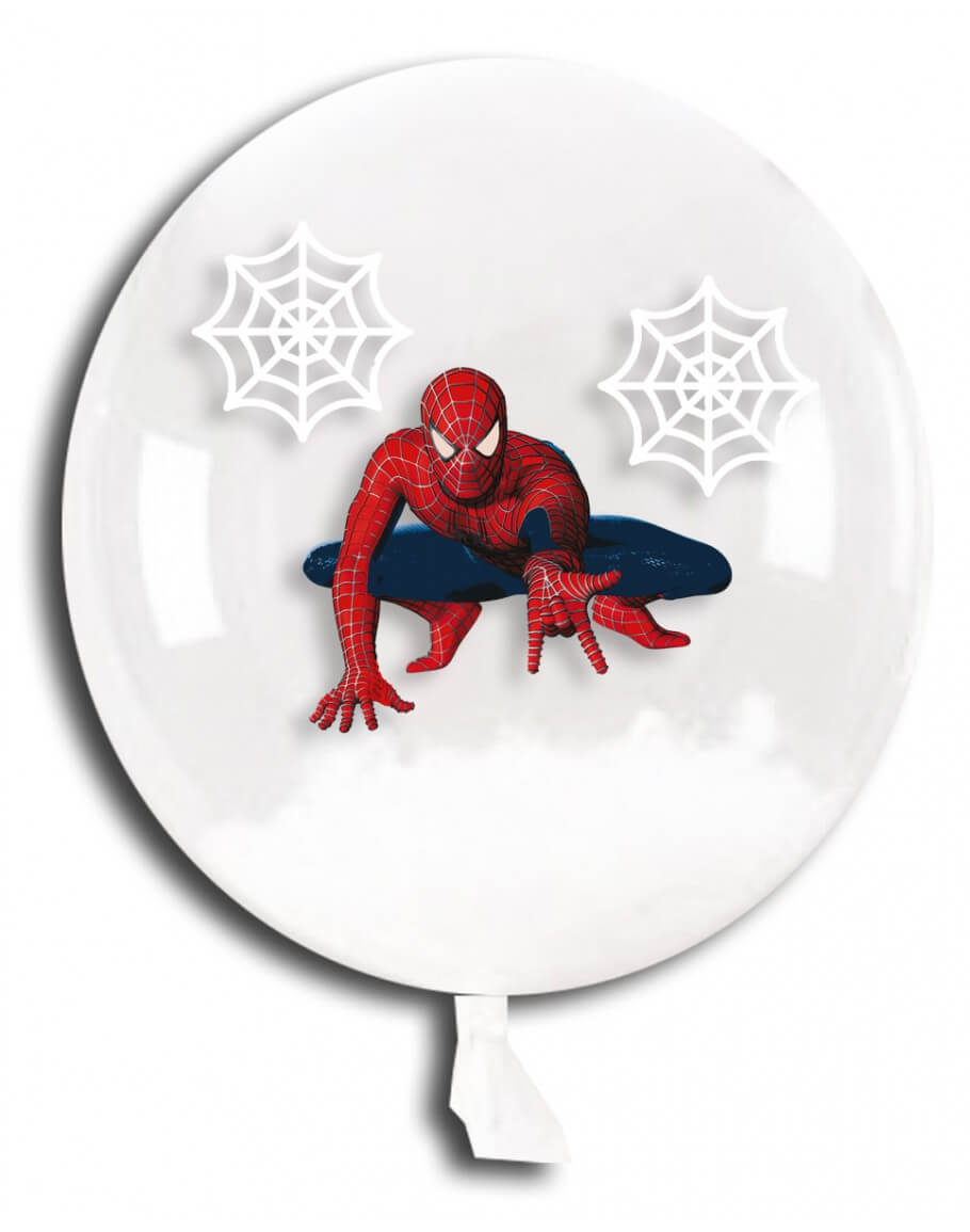 18 inç Spiderman Şeffaf Balon